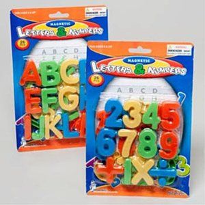 Magnetic Alphabet Letters & Numbers Lot NEW